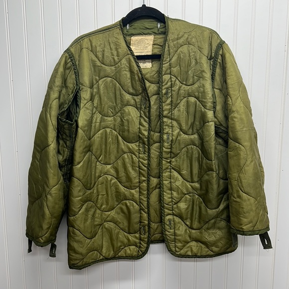 Vintage Jackets & Coats Vintage Military Jacket Liner Size Medium